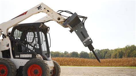 mini skid steer breaker attachment|skid steer attachments jack hammer.